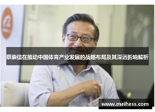 蔡崇信在推动中国体育产业发展的战略布局及其深远影响解析